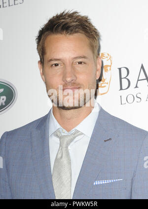 Die 2018 BAFTA TV Tea Party mit: Justin Hartley Wo: Los Angeles, Kalifornien, Vereinigte Staaten, wenn: 16 Sep 2018 Credit: Apega/WENN.com Stockfoto