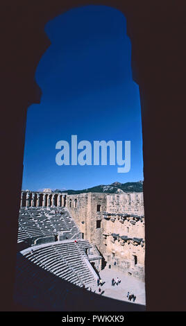 Das römische Theater, Aspendos, Türkei Stockfoto