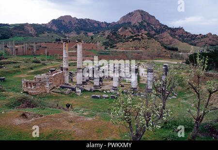 Tempel der Artemis, Sardes, Türkei Stockfoto