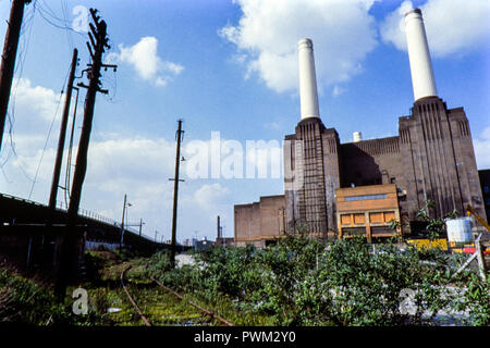 Battersea Power Station - Juni 1988 Stockfoto