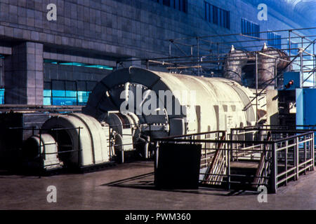 Battersea Power Station - Turbine 'B', Juli 1987 Stockfoto