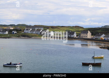 Eine Ansicht von Port Ellen Dorf auf der Insel Islay, an der Westküste von Schottland. Stockfoto