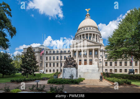 Mississippi State Capitol Gebäude, entworfen von Cass Gilbert Stockfoto