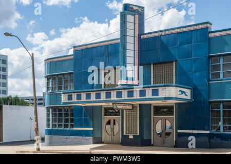 Kunst moderne Greyhound Bus Station in der Innenstadt von Jackson Stockfoto