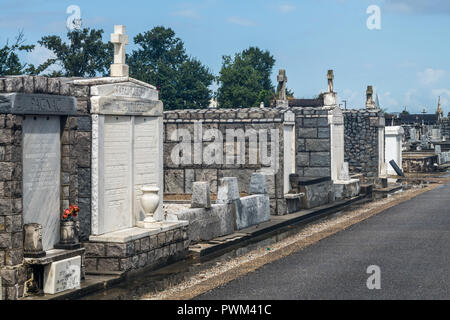 Cypress Grove Friedhof in New Orleans Stockfoto