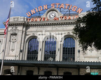 Mile High City Union Station Stockfoto