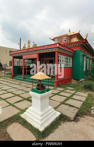 Buddhistischer Tempel. Ivolginsky Datsan, Republik Burjatien, Russland. Stockfoto