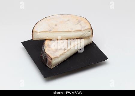 Vacherin de Montagne (Käse aus Savoyen, Frankreich) Stockfoto