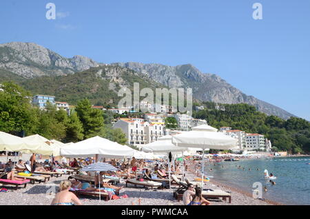 Aman Sveti Stefan Resort in der Nähe von Budva Montenegro Stockfoto