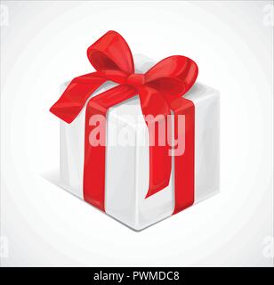 Weihnachtskarte mit Geschenken Vector Illustration Stock Vektor