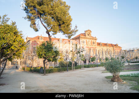 Das Parlamento de Catalunya oder Katalanischen Parlament in der Ciutadella Park in Barcelona, Spanien Stockfoto