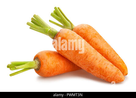 Karotten Pfad isoliert Stockfoto