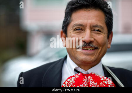 Mariachi Musiker zu brechen. Stockfoto