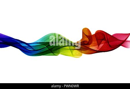 Abstrakte farbenfrohe vector Hintergrund, Farbe flow Wave für Design Broschüre, Website, Flyer. Stock Vektor