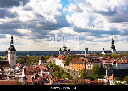 Tallinn, die Hauptstadt von Estland auf der Ostsee Stockfoto