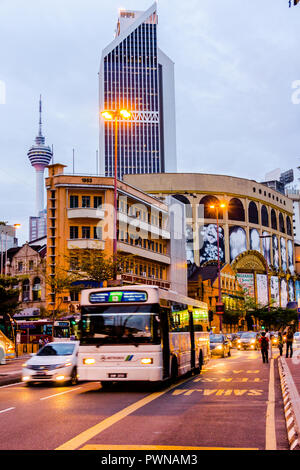 Straßen in Kuala Lumpur, Malaysia Stockfoto