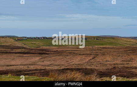 Leuchtturm, Dunnett Head, North Coast, Schottland, Großbritannien Stockfoto