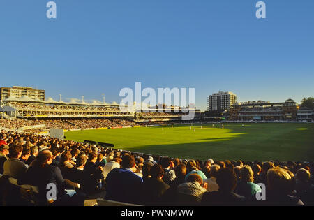 1987 NatWest Trophy Finale zwischen Nottinghamshire gegen Northamptonshire. Cricket Ground der Herren. St John’s Wood, London. GROSSBRITANNIEN. 1987 Stockfoto