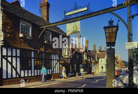 George Hotel oder Gatwick Ramada Crawley, West Sussex, England, UK. Ca. 80er Stockfoto