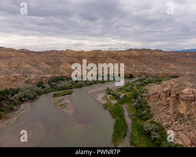 Charyn Canyon, Charyn Nationalpark in Kasachstan. Das Tal der Burgen. Der zweitgrößte Canyon der Welt. Stockfoto