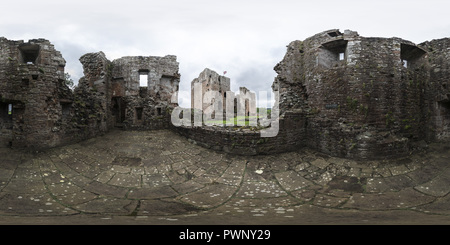 360 Grad Panorama Ansicht von Brougham Castle Küchen