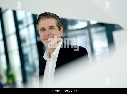17 Oktober 2018, Berlin: Jens Hanke, Gründer von Graforce. Foto: Britta Pedersen/dpa-Zentralbild/dpa Stockfoto