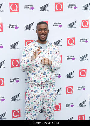 London, Großbritannien. Oktober 2018. The Round House Chalk Farm London, Großbritannien 17. august 2018 Romancier kommt bei den Q Awards 2018 in Verbindung mit Absolute Radio People in Bild: Romancier Credit: Dean Fardell / Alamy Live News Feed / Alamy Live News Stockfoto