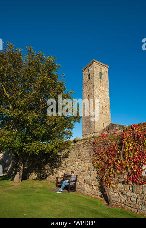 St. Andrews Cathedral und St.'s Tower, St Andrews, Fife, Schottland. Stockfoto