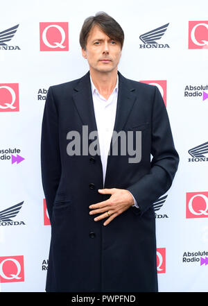 Brett Anderson während der Q Awards 2018 in Verbindung mit Absolute Radio im Camden Roundhouse, London. Stockfoto