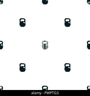 Nahtlose Muster minimalistischen Hintergrund mit Gewicht, sport Vektor-illustration Vorlage für Ihr Design Stock Vektor