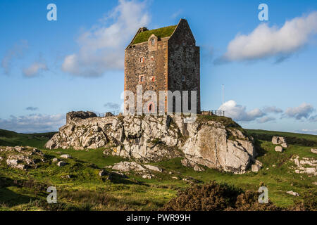 Smailholm Tower, Sandyknowe, Kelso in den Scottish Borders Stockfoto