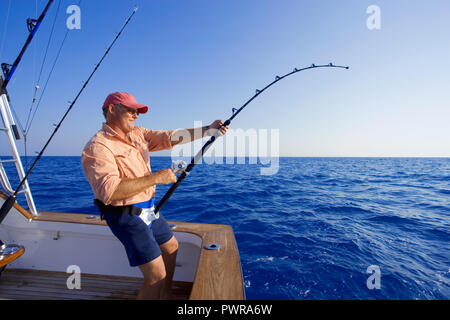 Offshore Deep Sea Fishing in Key West, Florida, USA Stockfoto