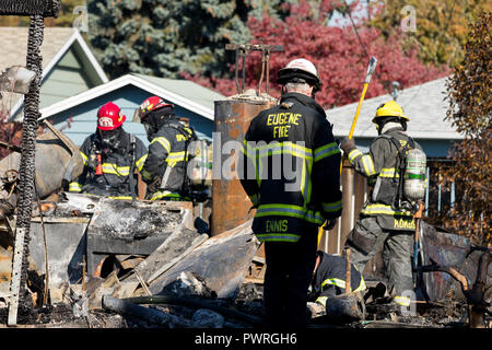 Brandstiftung Gunman Vorfall in Springfield Oregon 27. Oktober Stockfoto