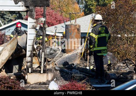 Brandstiftung Gunman Vorfall in Springfield Oregon 27. Oktober Stockfoto