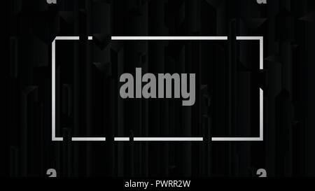 Dunkel Zusammenfassung Hintergrund schwarzer Stein, Vector Illustration Vorlage für Ihr Design Stock Vektor