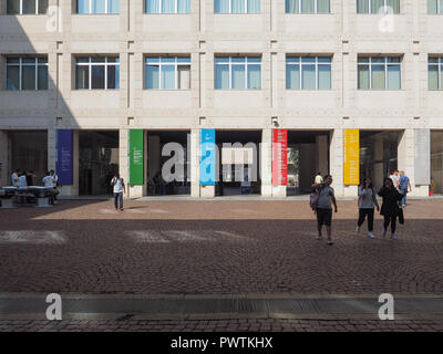 TURIN, Italien - ca. September 2018: Politecnico di Torino Turin Bedeutung Politechnic School Stockfoto