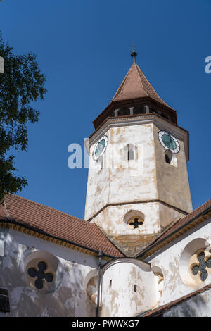 PREJMER, Siebenbürgen/Rumänien - 20. SEPTEMBER: Außenansicht Wehrkirche in Prejmer Siebenbürgen Rumänien am 20. September 2018 Stockfoto