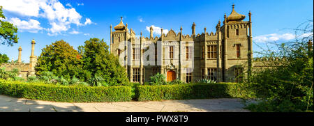 Die vorontsov Palace oder das alupka Palast, Krim Stockfoto