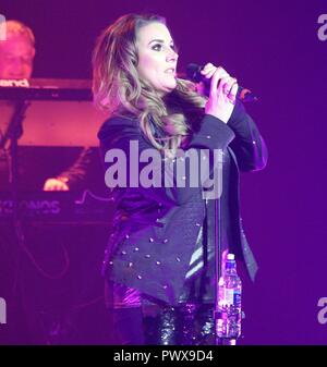 LLandudno, Großbritannien Sam Bailey führt bei Venue Cymru credit Ian Fairbrother/Alamy Stockfotos Stockfoto