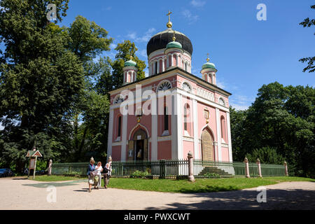 Potsdam. Berlin. Deutschland. Alexander-newski-Gedächtniskirche (Alexander-Newski-Gedächtniskirche), Russisch-orthodoxe Kirche errichtet für die Russische Bewohner Stockfoto