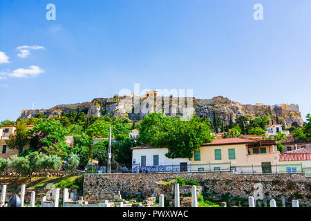 Die faszinierenden und fröhlichen Farben der Natur um uns herum, Athen, Griechenland Stockfoto