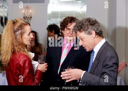 Emma Sergeant & Adam Zamoyski den Oldie literarische Mittagessen 16.10.18. Stockfoto