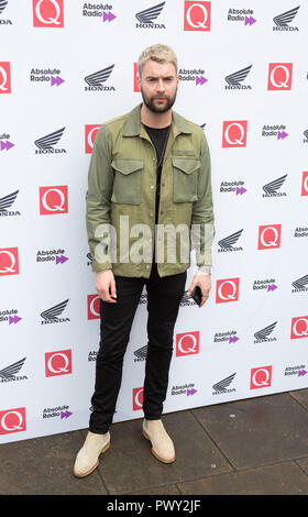 London, Großbritannien. Oktober 2018. Die Round House Chalk Farm Liam Fray kommt bei den Q Awards 2018 in Verbindung mit Absolute Radio Credit: Dean Fardell / Alamy Live News Stockfoto