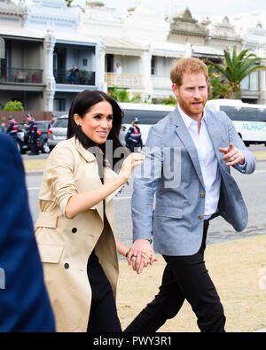 Melbourne, Australien. Okt 2018 18. Herzog und die Herzogin von Sussex besuchen Sie Melbourne, Australien 18 Okt 2018 Credit: Robyn Charnley/Alamy leben Nachrichten Stockfoto