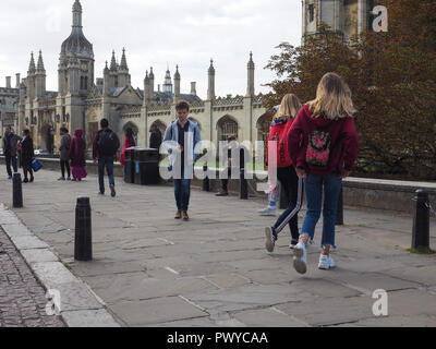 CAMBRIDGE, UK - ca. Oktober 2018: King's College Stockfoto