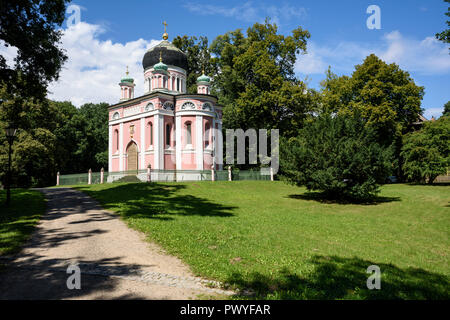 Potsdam. Berlin. Deutschland. Alexander-newski-Gedächtniskirche (Alexander-Newski-Gedächtniskirche), Russisch-orthodoxe Kirche errichtet für die Russische Bewohner Stockfoto