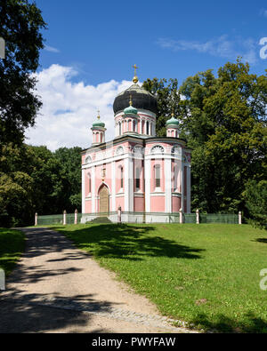 Potsdam. Berlin. Deutschland. Alexander-newski-Gedächtniskirche (Alexander-Newski-Gedächtniskirche), Russisch-orthodoxe Kirche errichtet für die Russische Bewohner Stockfoto