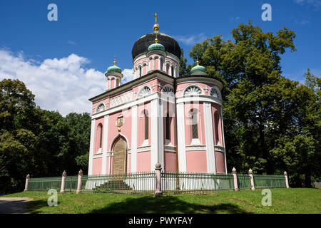 Potsdam. Berlin. Deutschland. Alexander-newski-Gedächtniskirche (Alexander-Newski-Gedächtniskirche), Russisch-orthodoxe Kirche errichtet für die Russische Bewohner Stockfoto