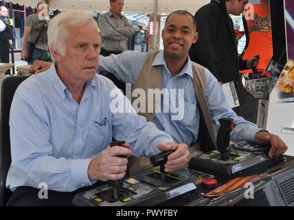 Birmingham, UK Star Wars Legende JEREMY BULLOCH besucht Comic Con Veranstaltung credit Ian Fairbrother/Alamy Stockfotos Stockfoto