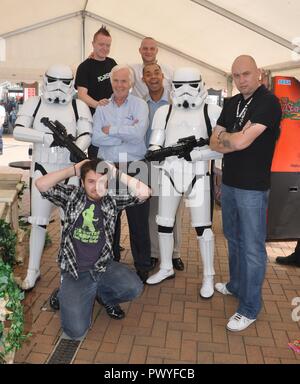 Birmingham, UK Star Wars Legende JEREMY BULLOCH besucht Comic Con Veranstaltung credit Ian Fairbrother/Alamy Stockfotos Stockfoto